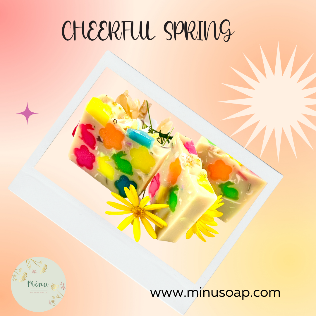 Cheerful Spring: Herbal & Glycerine bar