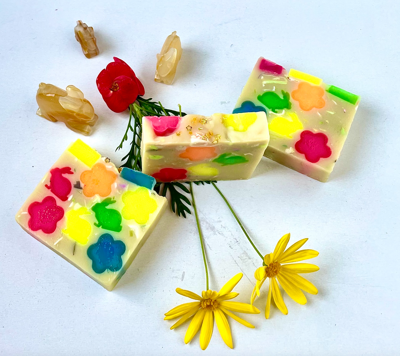 Cheerful Spring: Herbal & Glycerine bar