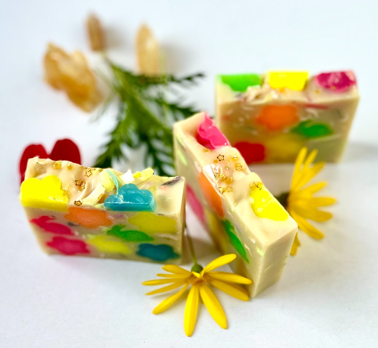 Cheerful Spring: Herbal & Glycerine bar