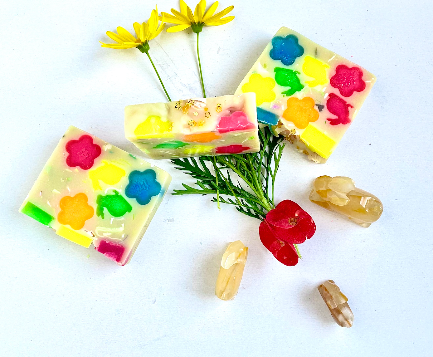 Cheerful Spring: Herbal & Glycerine bar